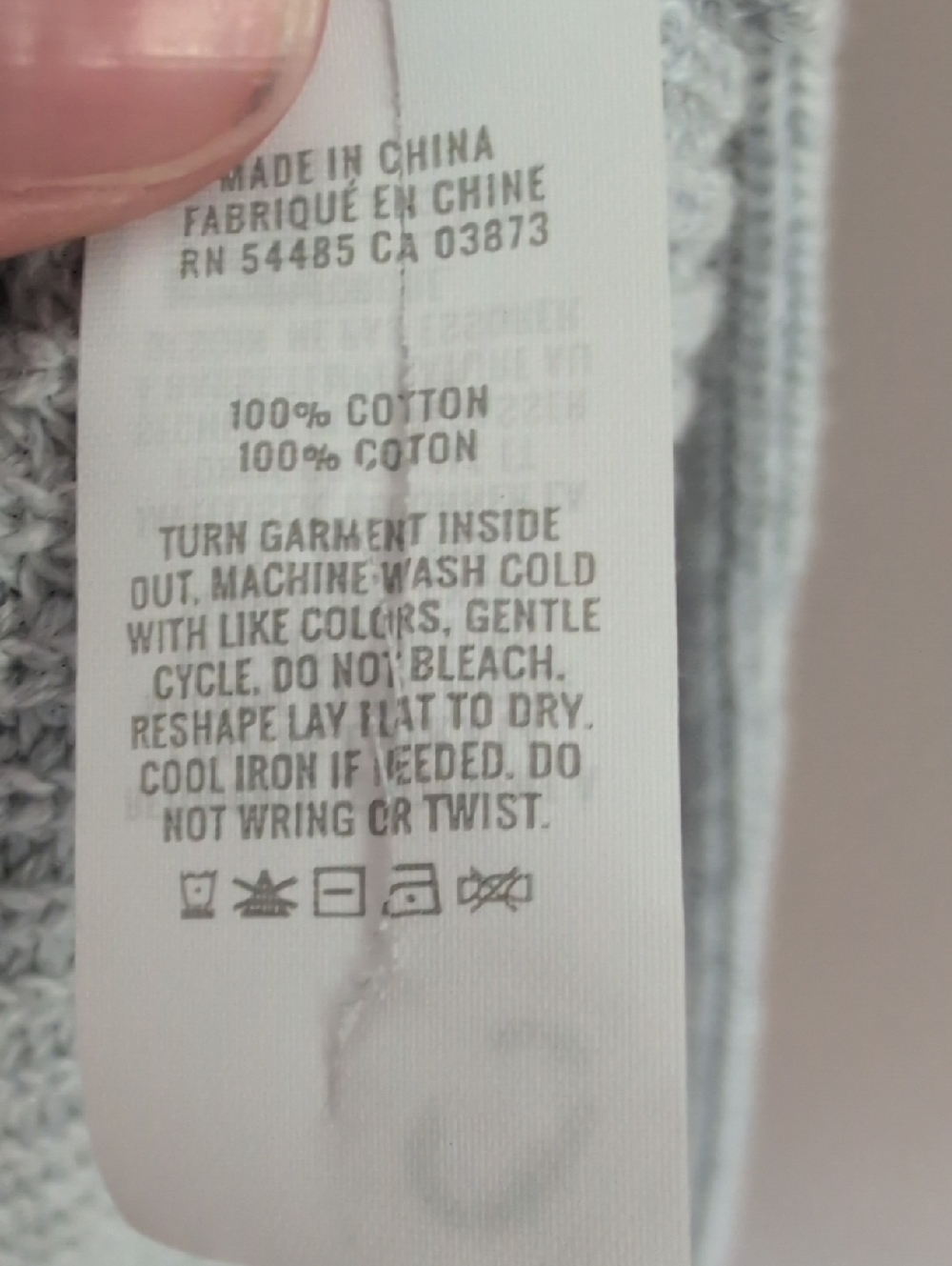 Aerie Gray 100% Cotton Henley Sweater - Picture 4 of 8